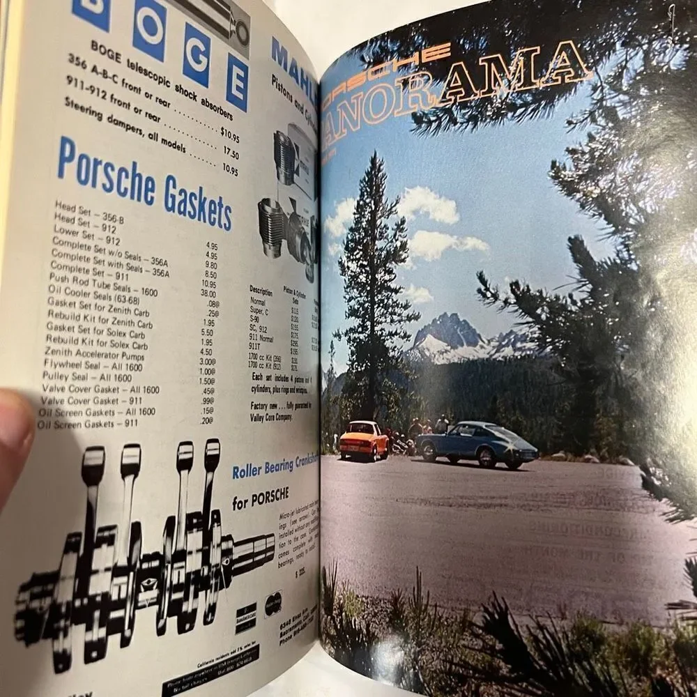Porsche Panoramic Hardcover Bounded Magazines Vintage 1971 JAN-Dec  PCA - Picture 7 of 16